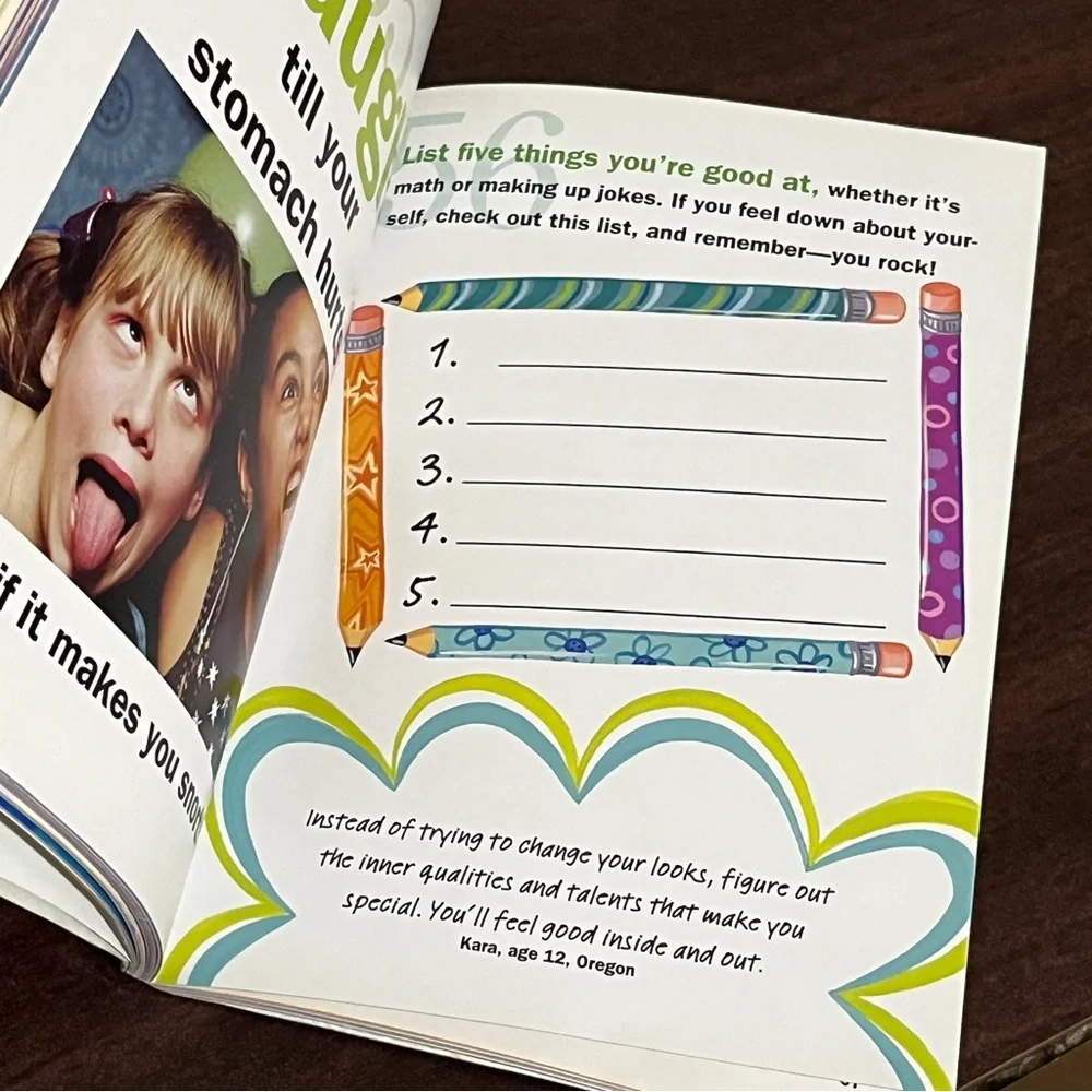 American Girl Real Beauty 101 Ways To Feel Great About You Kids Book Self Help